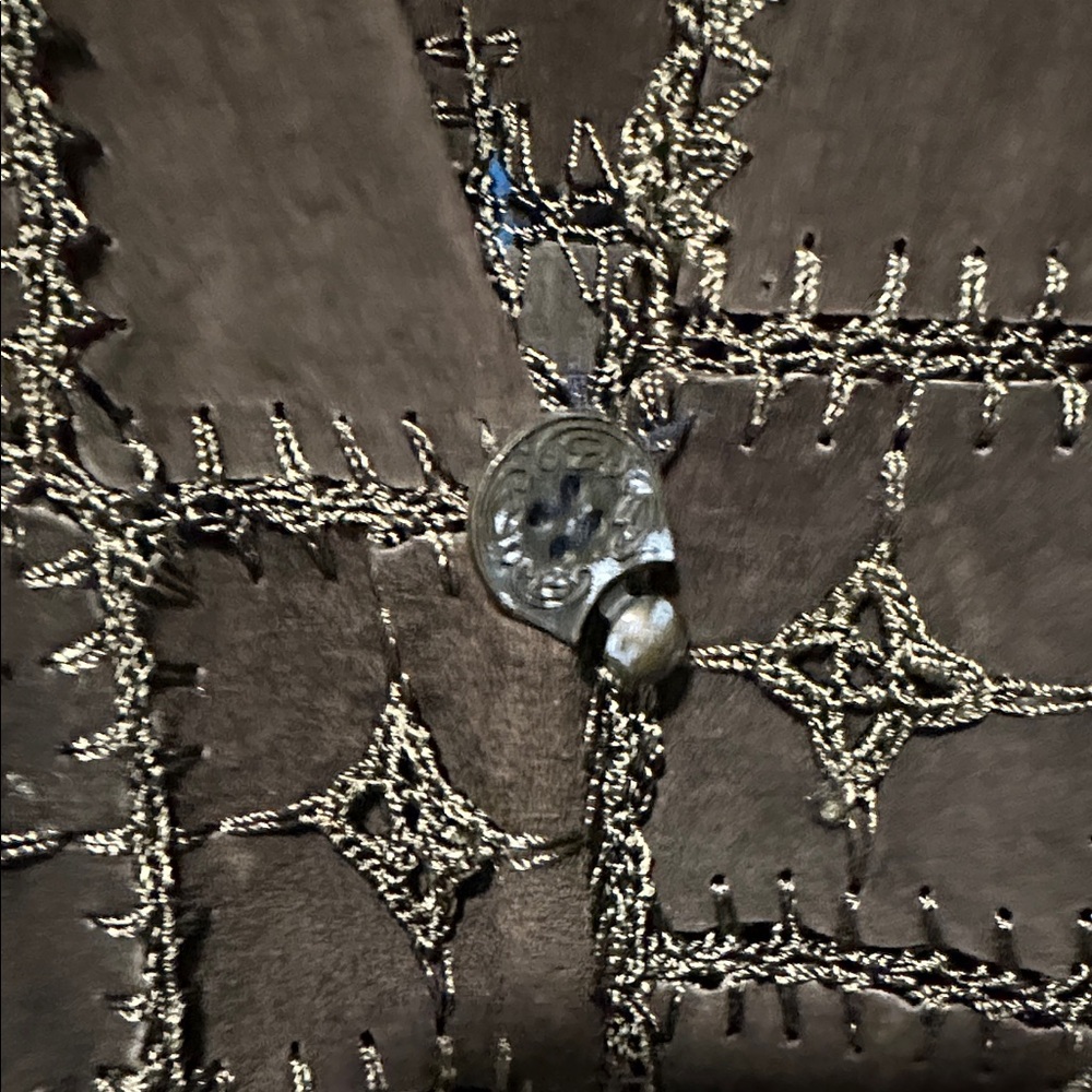 Brown Patchwork Vest - image 3